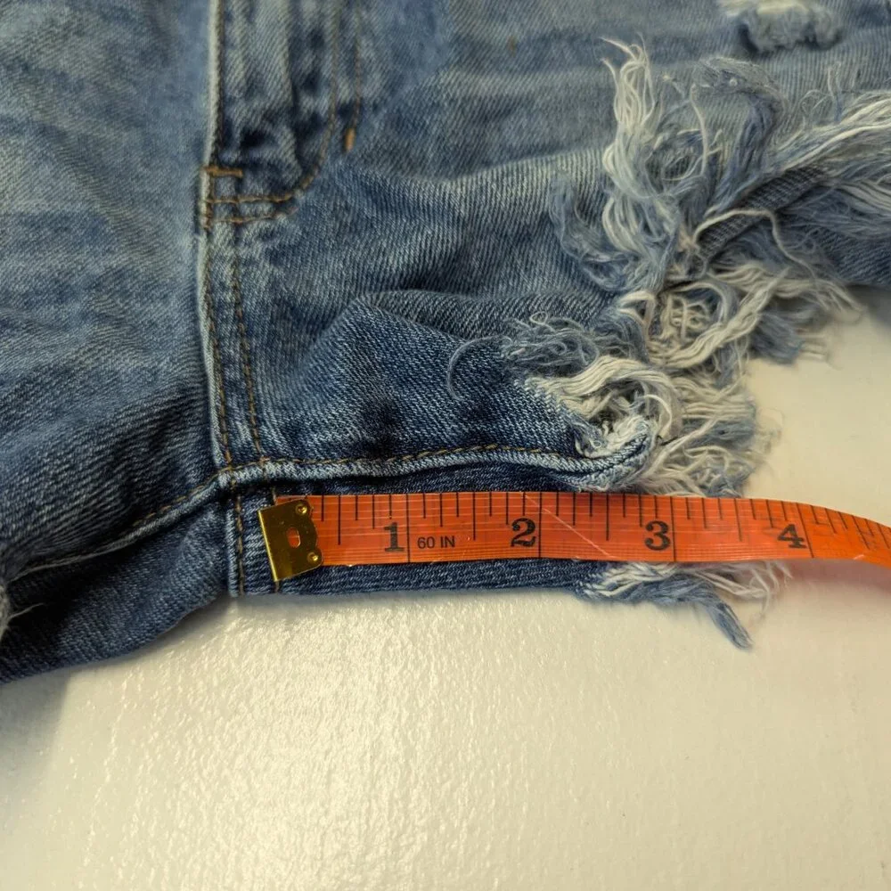 JUST USA Size XS Distressed Denim Cutoff Shorts